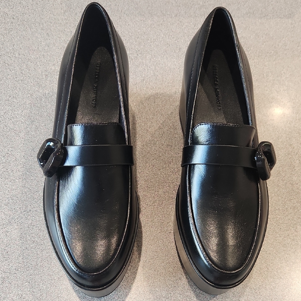 Rebecca Minkoff Black Platform Loafers
